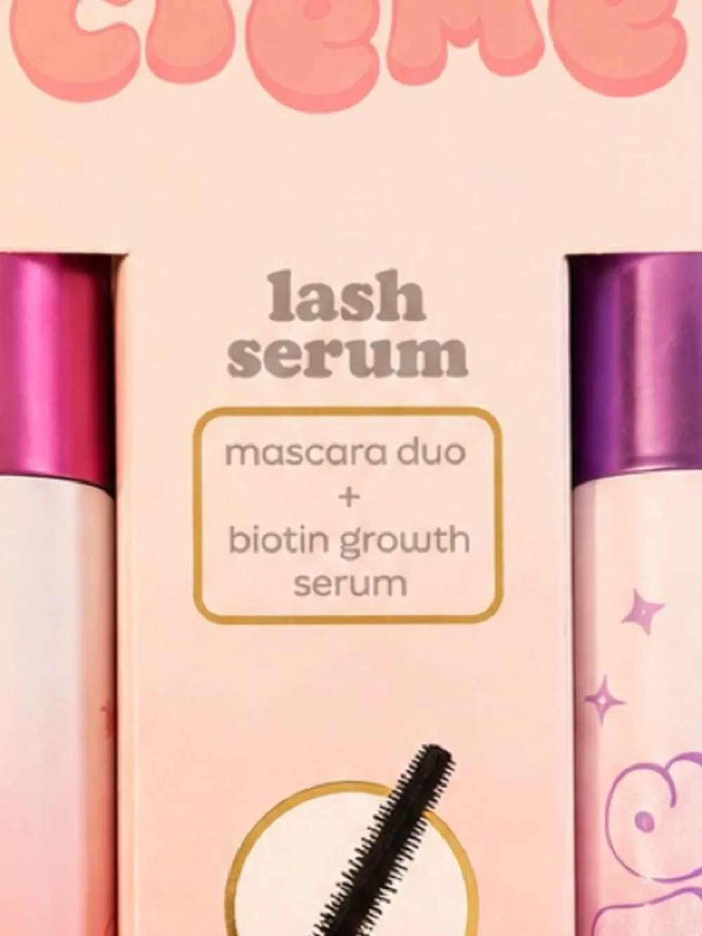 The Crème Shop Mascara & Lash Serum Duo - Black